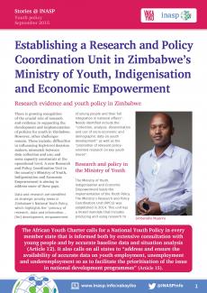 Establishing a Research and Policy Coordination Unit in Zimbabwe’s
